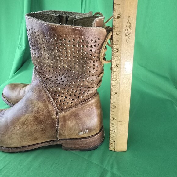 Bed Stu Cobbler Bridgewater Perforated Leather Boot  size 43 / w 12 / m 10 - Picture 11 of 13